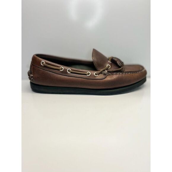 Tommy Hilfiger Vintage Brown Slip-On Tassel Casual Moc Loafers shoes Men's 10M - Picture 2 of 12